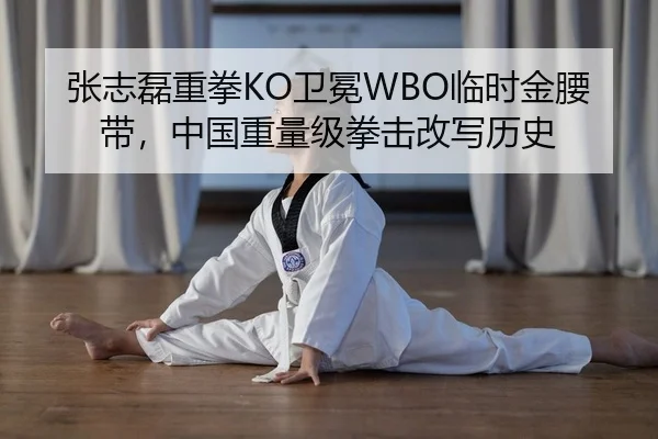 张志磊重拳KO卫冕WBO临时金腰带，中国重量级拳击改写历史